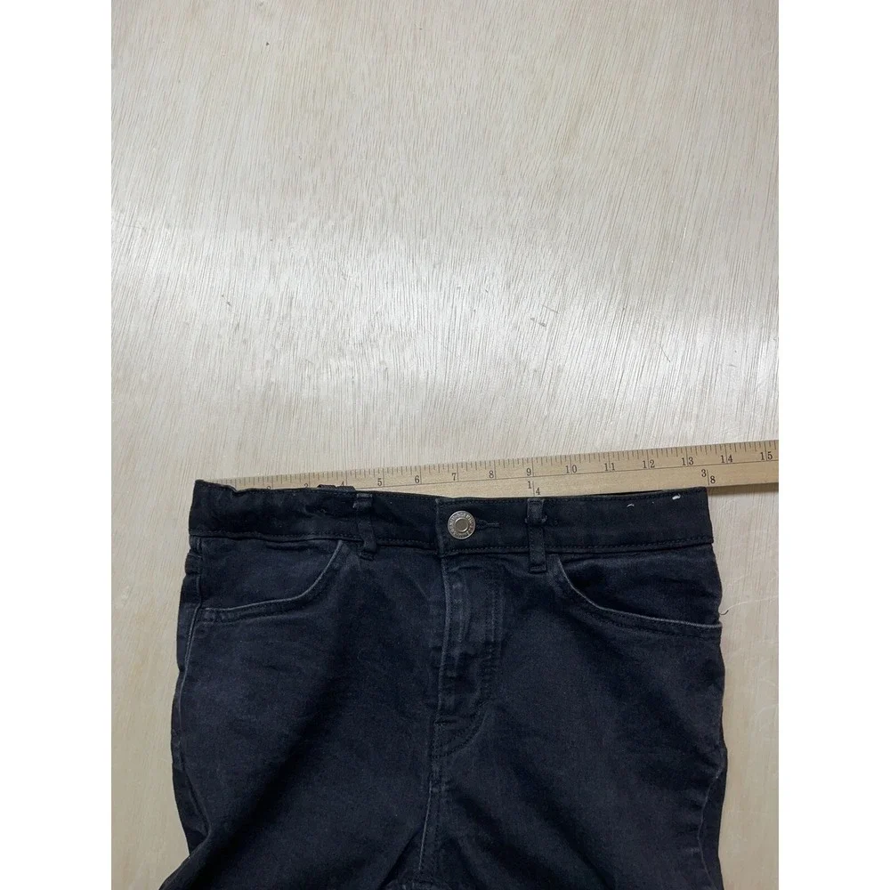 Denim Girls Black Skinny Stretch Jeans  Size 16 Adjustable Waist‎ Approx 26x26
